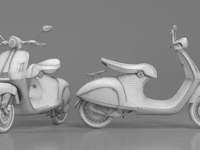 Vespa Sprint 946 3D model 3D model