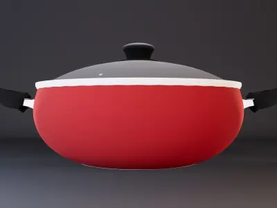 non  stick Free low-poly 3D model