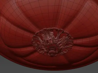 Chandelier Pavia E 1 13 P40 G 3D model