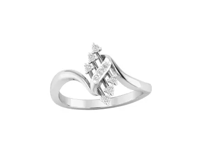 Women Ring Render 3dm STL MTL SLC JCD OBJ FBX Details 3D print model 8