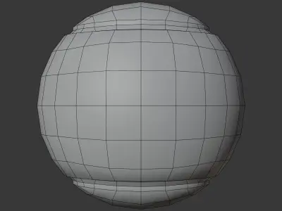 Colorful Dirty Tennis Balls Low-poly 3D model