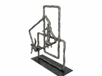 Gardeco TOUCH Bronze sculpture 3d model 3D model