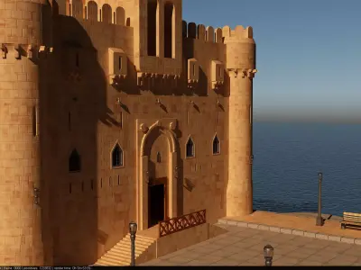 Citadel Qaitbay  3D model
