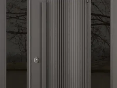 Entrance door set27 3D model