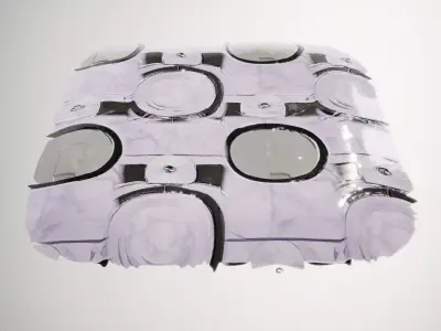 Marble Lavender Smooth HQ PBR Textures Set Texture