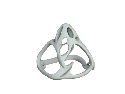 SciFi Cube Object No 59848 Low Poly Shape Low-poly 3D model