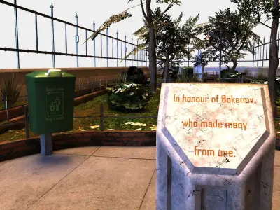 Bokanov plaza 3D model