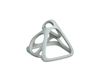 SciFi Cube Object No 57571 Low Poly Shape Low-poly 3D model