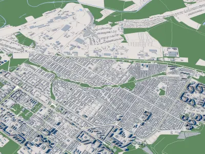 Mariupol City Ukraine 3D model