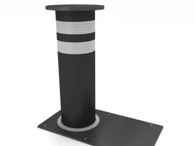 Security Bollard  3D model