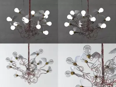 Birdie pendant lamp 3D model