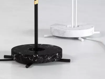 Five Floor Lamp Free 3D model