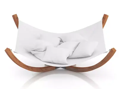 Large Square Hammock 3D model