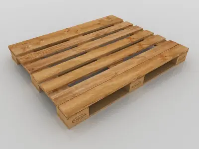 Pallet wooden Free 3D model