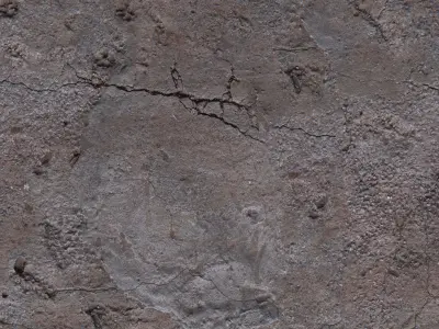 Damaged Concrete Floor PBR Texture