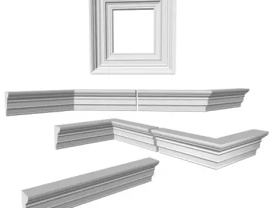 Moulding decorative mouldings and cornices 3D model