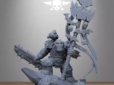 Orkaz Boo Basher 3D print model