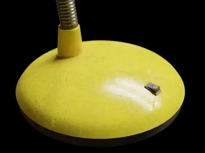 Table lamp flexible for VFX Desk lamp Low-poly 3D model
