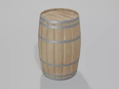Light Toasted British Barrel 3D model