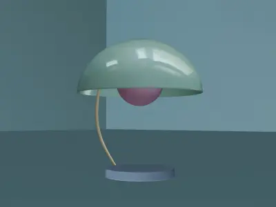 Modern Minimalist Lamp 3D model