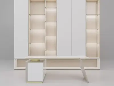 Office Furniture V2 3D model