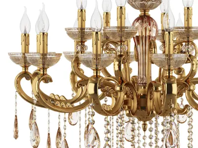 727182 Zar Osgona Chandelier 3D model