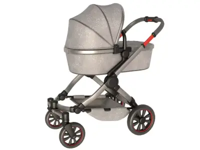 Baby Strollers Collection 3D model