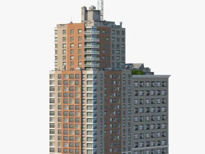 Heywood LLC Building  Low-poly 3D model