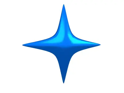 Sparkle v1 009 Low-poly 3D model