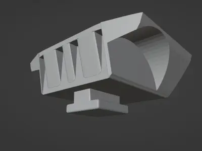 Jinbao Devastator knee adapter 3D model