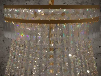 Diamond chandelier 3D model