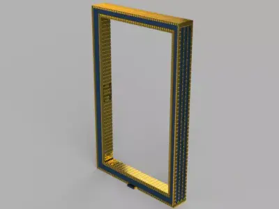 3D Printable Dubai Frame - Iconic Architectural Landmark Model 3D print model