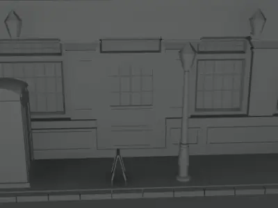 phonebooth sims phone booth 3D model