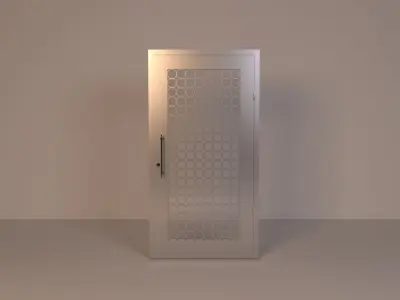 aluminum door  3D model
