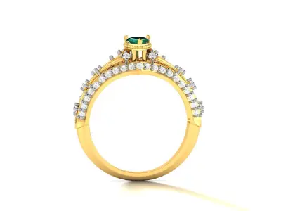 Women Ring 3D print model 92