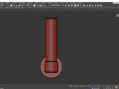 RIGDON SINGLE TUBE WALL SCONCE Low-poly 3D model