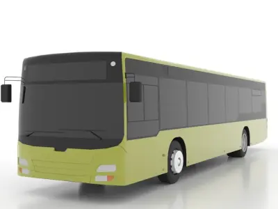 MAN A21 Lions City NL243 Low Low-poly 3D model