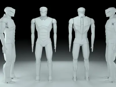 Hunter 1 Robot Contest 3D model