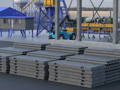 CONSTRUCTION SCENE 3D model