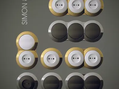 Light Switch Simon 88  vol3 3D model