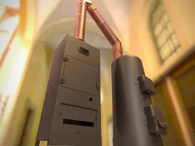  Papal Conclave Stoves with Chimney PBR 