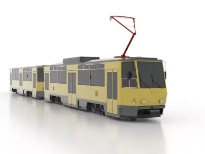 Tatra T6A2M - B6A2M Low 3D Model Pack