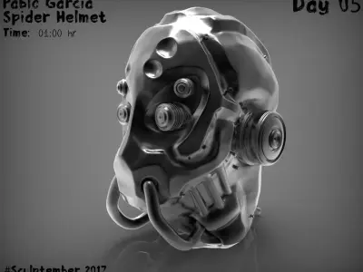 Sci-Fi Helmet 3D print model