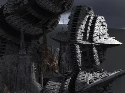 Alien Genetics Base Ocean Kit bash 3D model