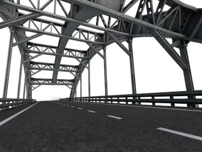 Steel Bridge 3D model order