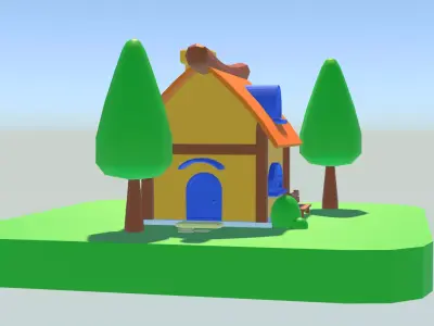 House  Free low-poly 3D model