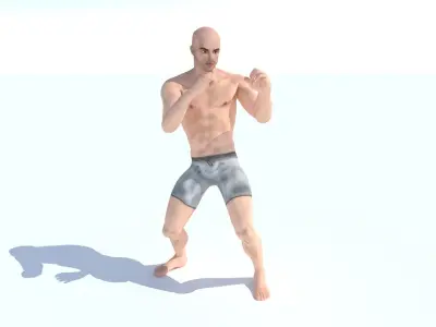 Human Base Male Character Low-poly 3D model