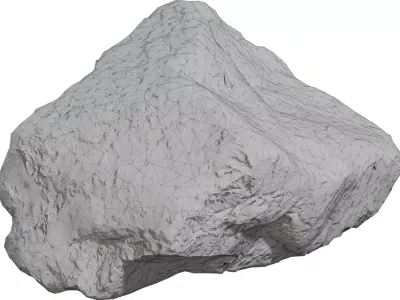 High Resolution Photorealistic Rock 3D Model Low-poly 3D model