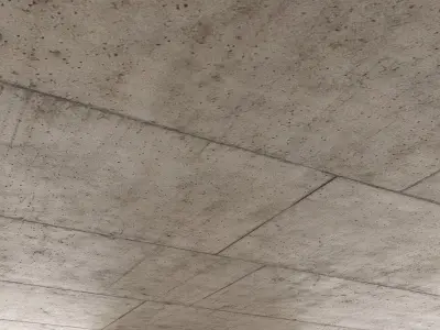 Monolithic Concrete Ceiling - Slab joints 06 Texture