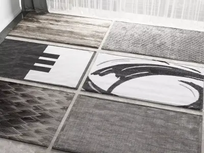 Modern carpet 3D model